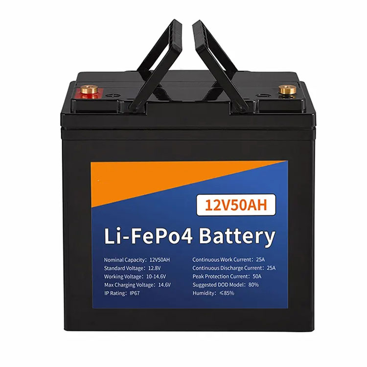 12.8V 50Ah စွမ်းအင် သိုလှောင်မှု Lithium ဘက်ထရီ အထုပ်