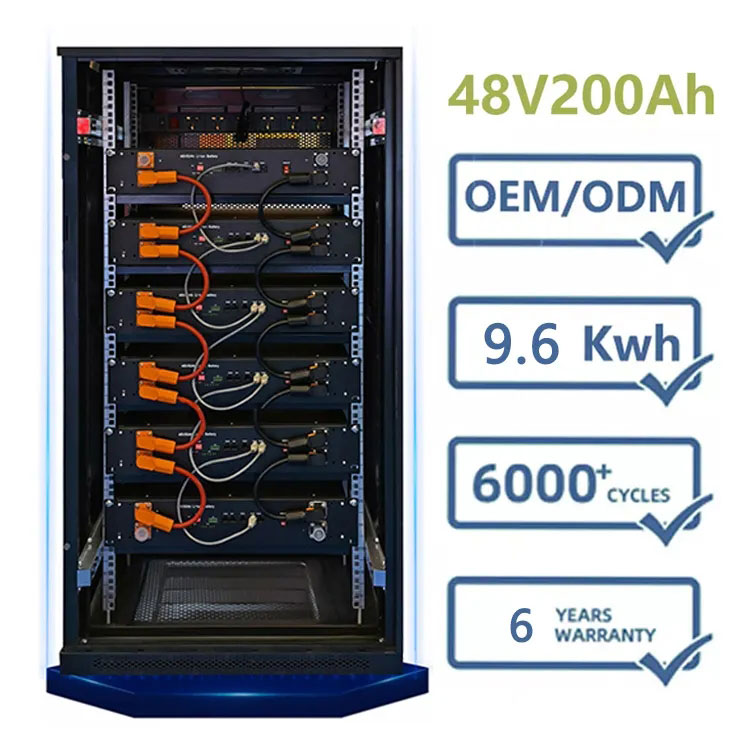 48V 200AH Rack မော်ဒယ် စွမ်းအင်သိုလှောင်မှု Lithium ဘက်ထရီ